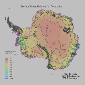 map of spacial accumulation